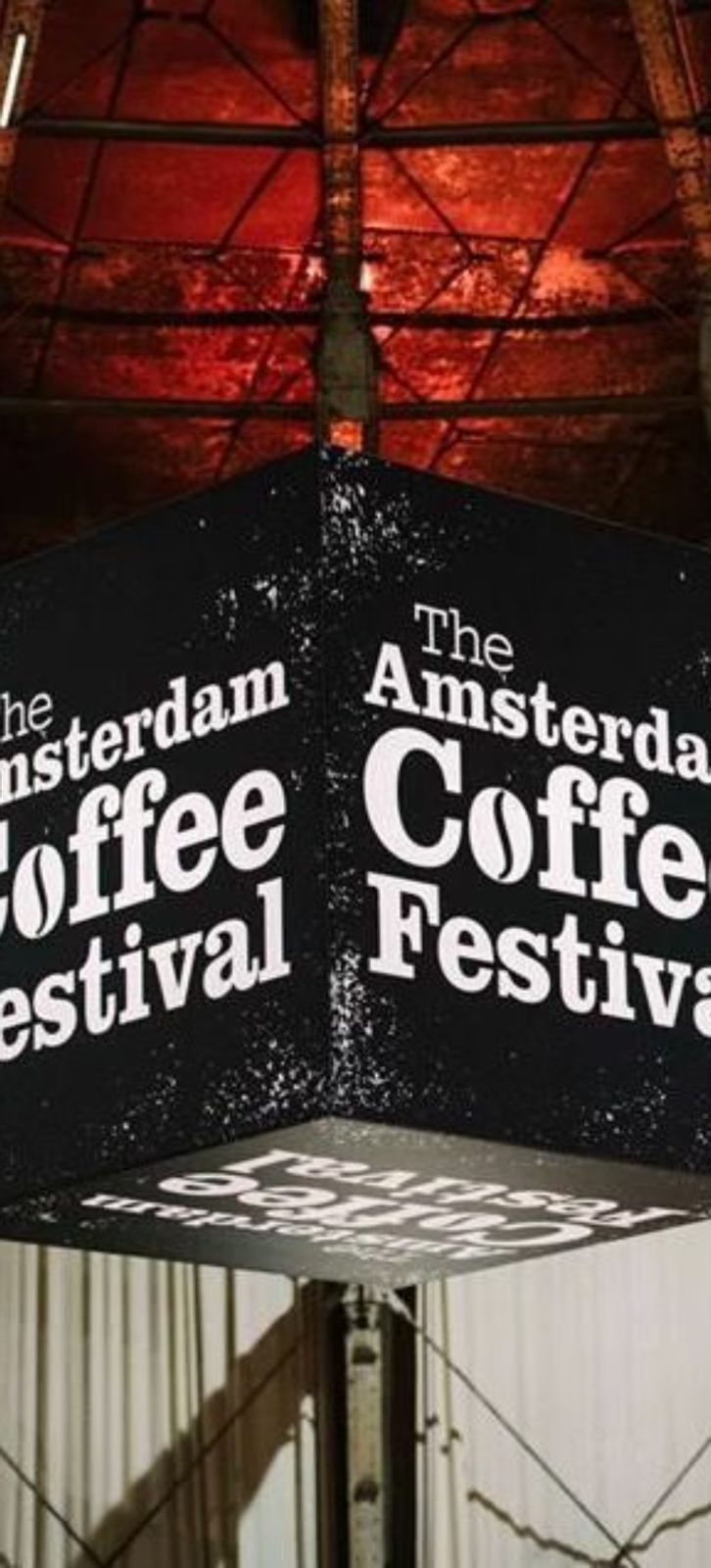 Amsterdam Coffee Festival sign